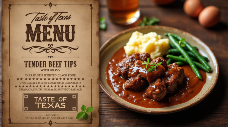 taste of texas menu