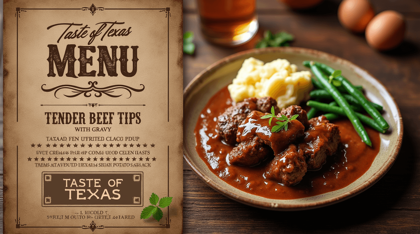 taste of texas menu