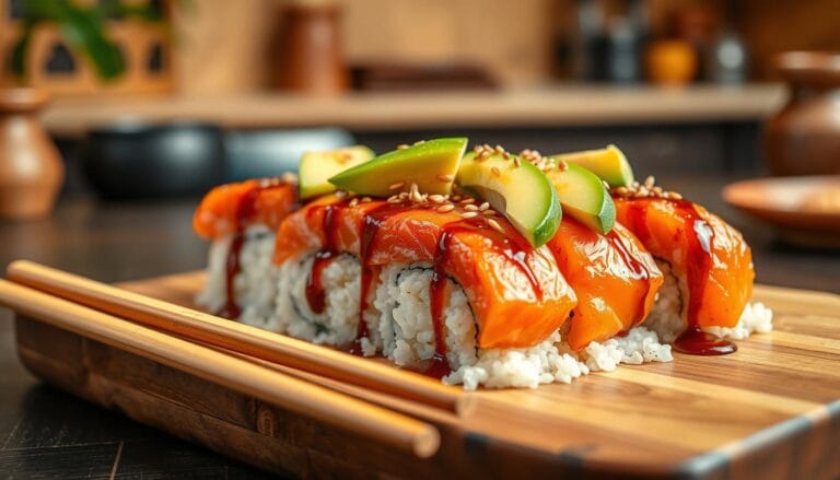 baked salmon sushi recipe​